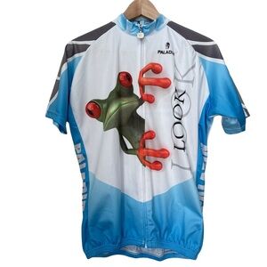 Paladin Look Women's Bicycle Shirt with‎ Frog Graphic Size: 3X New!